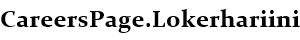 CareersPage.Lokerhariini